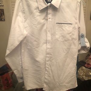 boys white dress shirt
